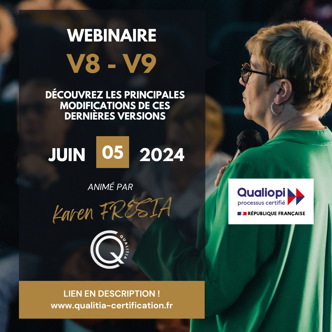 QUALIOPI Webinaire V9 Qualitia Certification