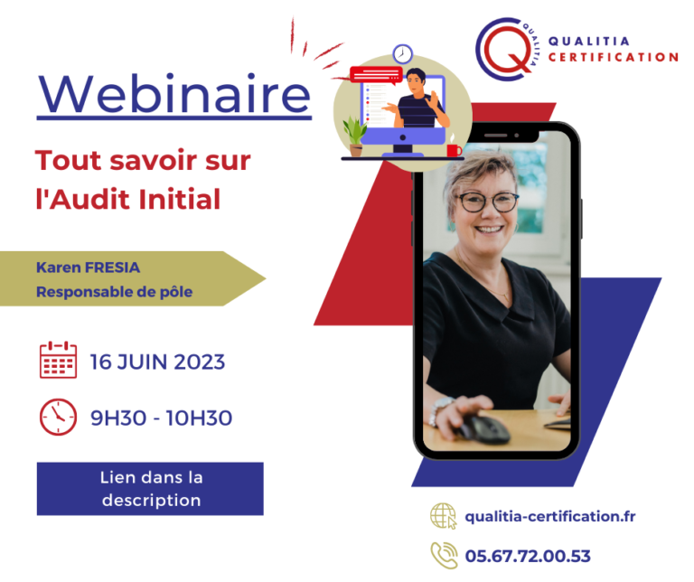 WEBINAIRE - Audit Initial QUALIOPI - Qualitia Certification